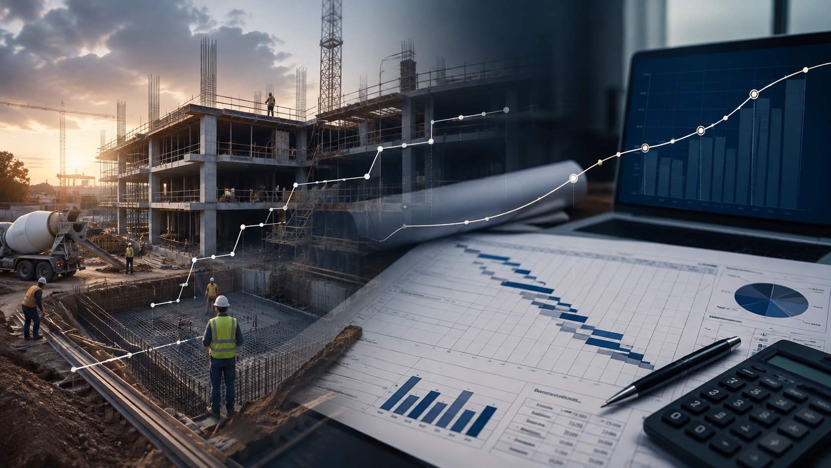 Planejamento de cronograma físico-financeiro em um canteiro de obras